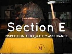 Section E. Inspection & Acceptance