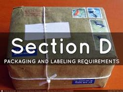 Section D. Packaging & Marking